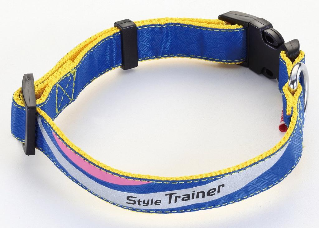 Petio Collar Style Trainer Splash Color Blue for Medium Dogs Size M