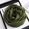 Solid color 91 cotton and linen scarf shawl summer fashion high-end atmosphere breathable headscarf sun protection hot sale women