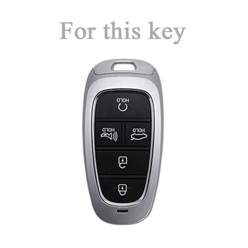 For Hyundai Palisade  Tucson Santa Fe   Atos Solaris Prime Nexo Sonata Staria Ioniq Tpu Key Case Car Key Cover