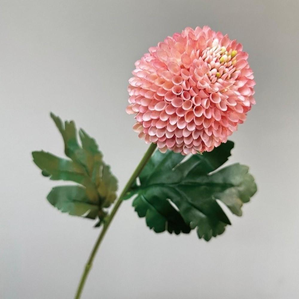 Silk Cloth Simulation Chrysanthemum Onion Ball Branch DIY Floral Materials Hydrangea Soft Realistic Artificial Flowers