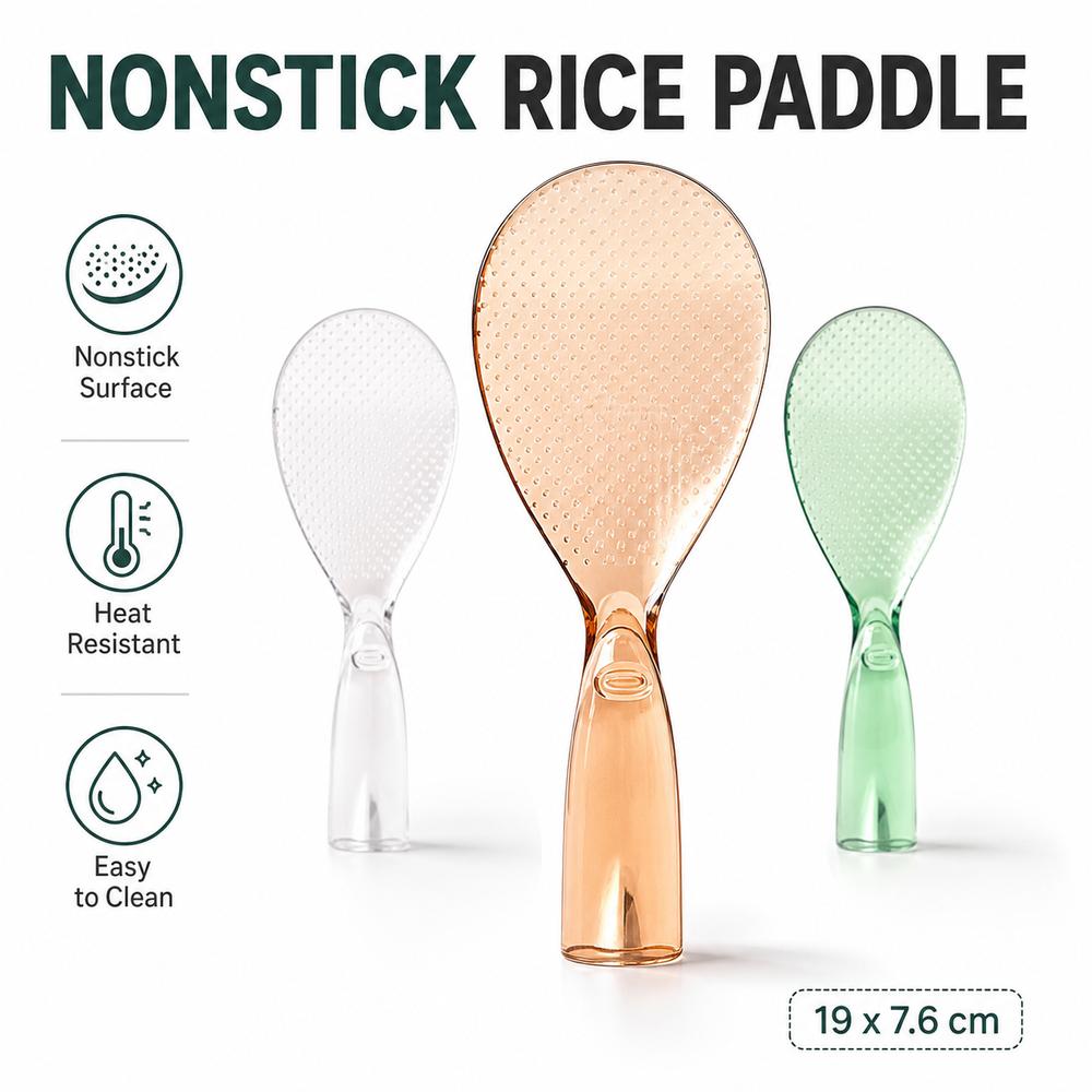 Plastic Rice Spoon Nonstick Surface Rice Cooker Spoon New Rice Paddle Kitchen Serving
