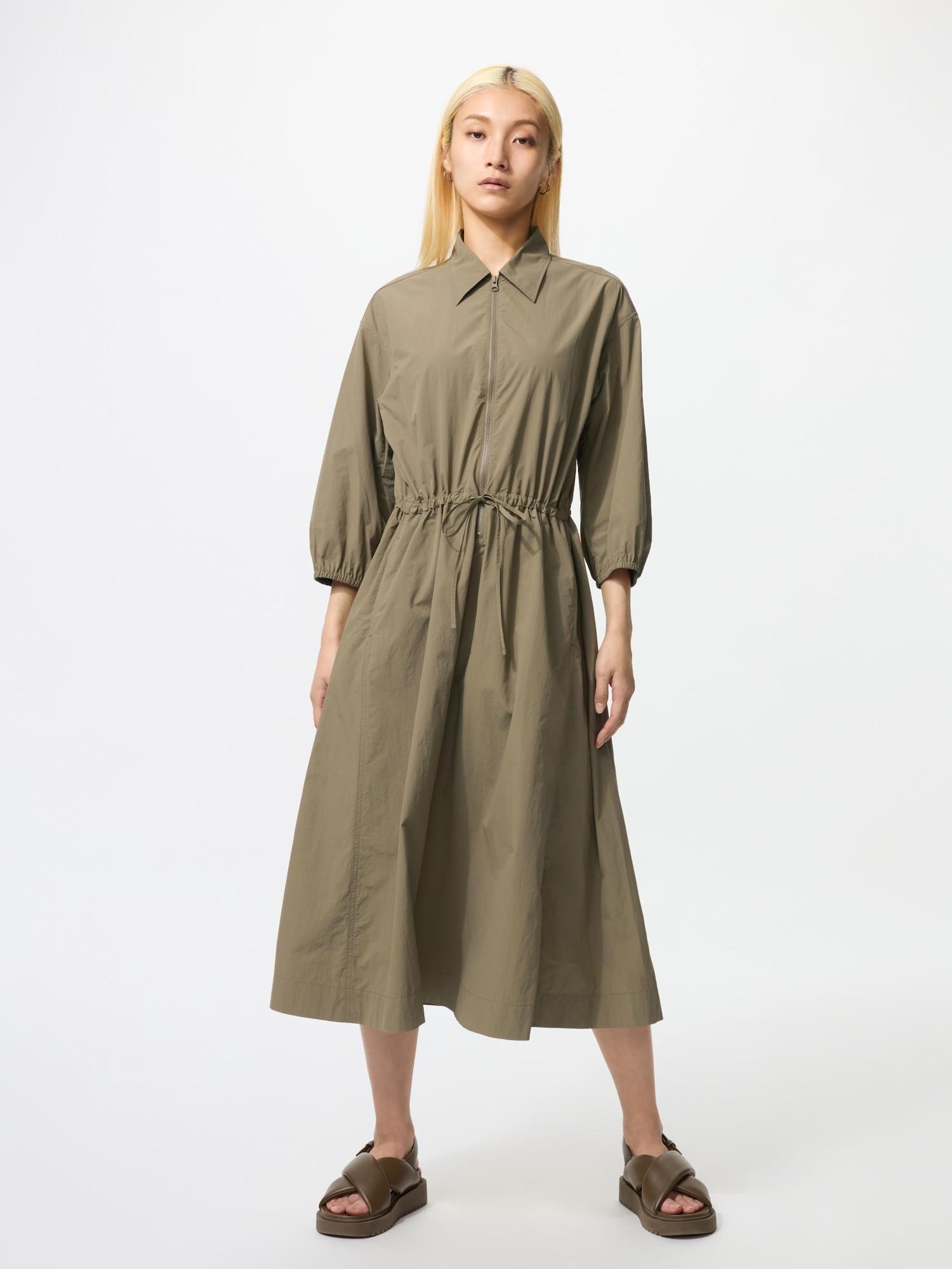 

Платье из нейлона Uniqlo Часть 7 56 OLIVE/WOMEN XS