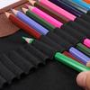 36/48 Holes Makeup Wrap Holder Roll Up Pen Bag Case Holder Storage Writing Supplies Stationery Supplies Cosmetic Bag Supplies