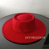 Fedora Hat for Women Men Flat Top Concave Design Autumn Winter Bow Tie Jazz Hat Colorful Unisex Fedora Wide Brim Hat Panama 2022