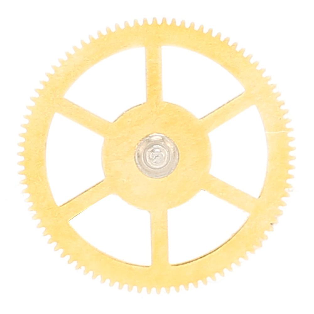 Kleine Größe Mittlere Rad Goldene Uhr Ersatzteile Uhrwerk Komponente Defekte Teile Ersatz