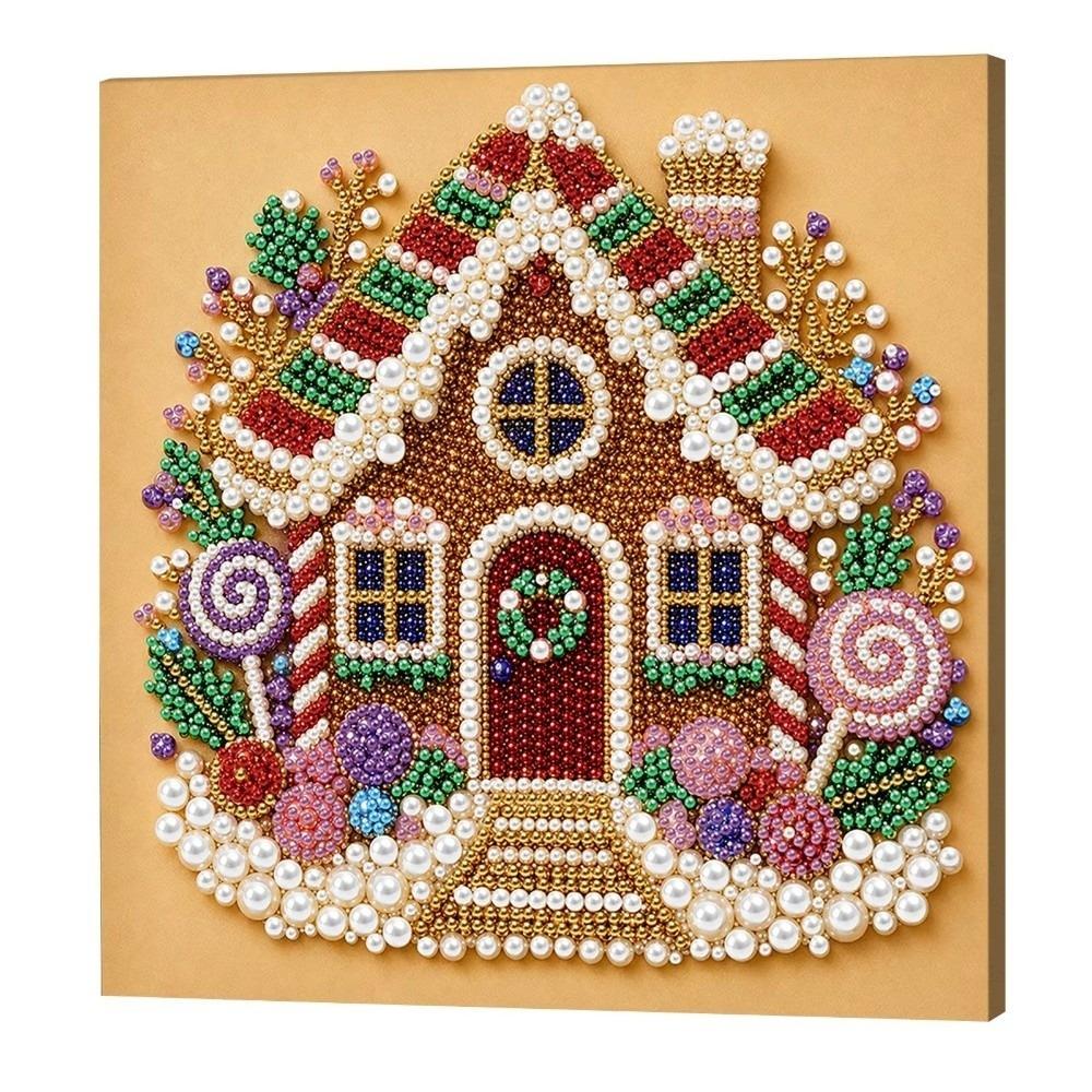 Self‑Adhesive Xmas Rhinestone Painting Kit Christmas Star Santa Crystal Painting Set Holiday Craft