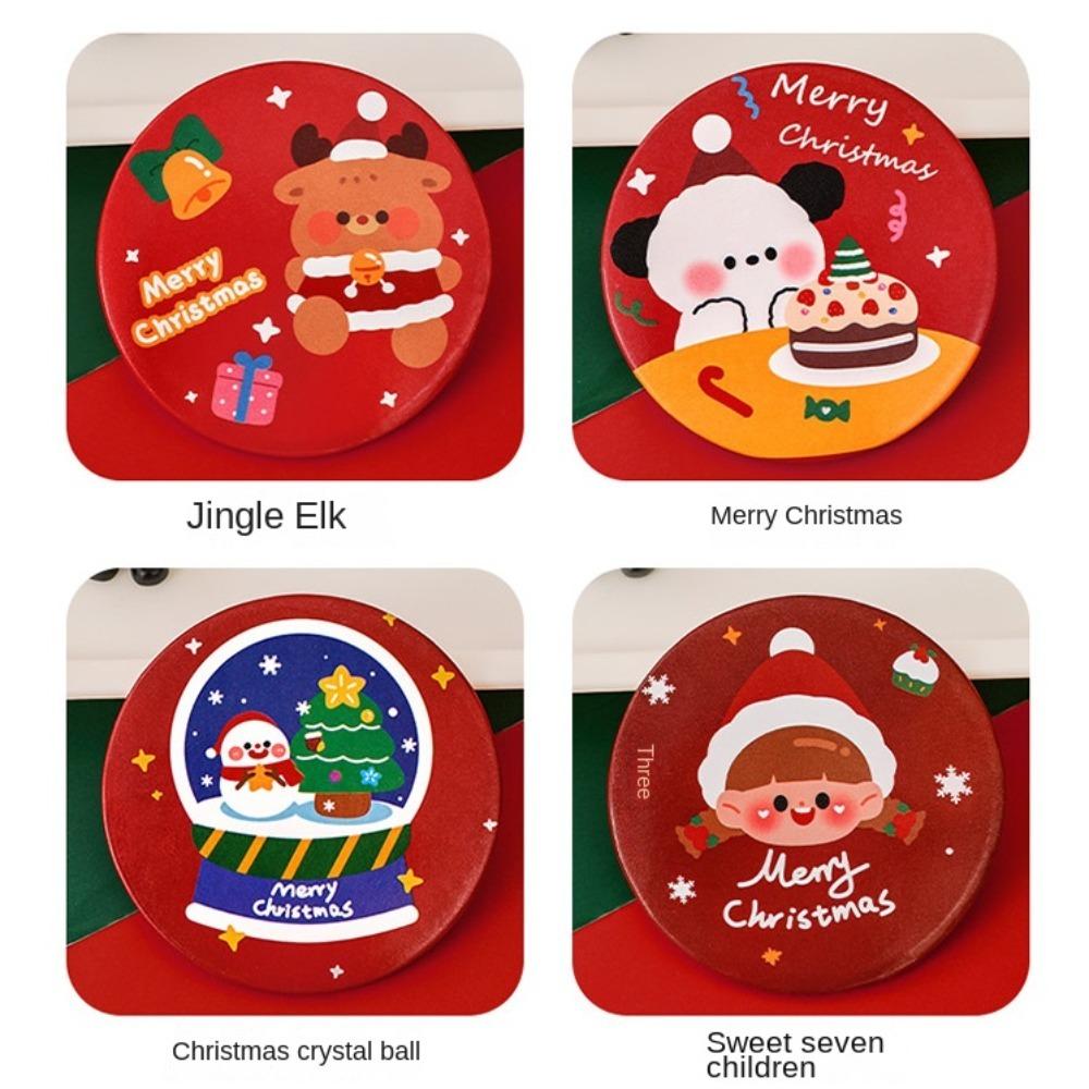 Round Vanity Mirror Hand-held Pocket Make-up Mirror Mini Compact Pocket Mirror Women