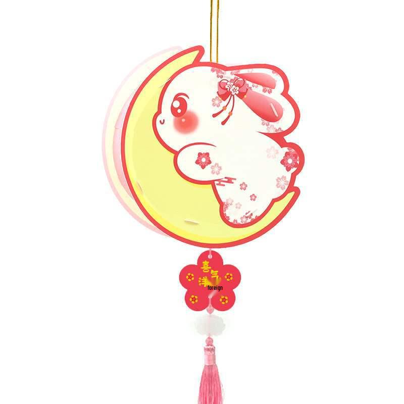 Children's Handheld Glowing Jade Rabbit Lanterns - Mid-Autumn Festival Decoration