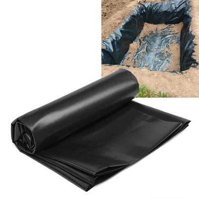 Black Pond Liner PE Durable Pond Liner For Waterfall Fish Ponds Garden Fountain