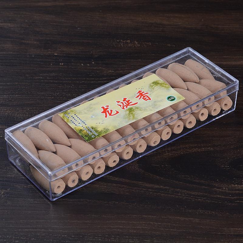 50 Capsules/box of Backflow Incense Cone Aloes Sandalwood DIY Home Office Backflow Smoke Appreciation Meditation Sedation
