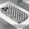 Chessboard Playing Card Phone Case High-end Phone Case Electroplated Glass TPU PhoneCase for iPhone 17 16 15 14 13 12pm Pro Plus