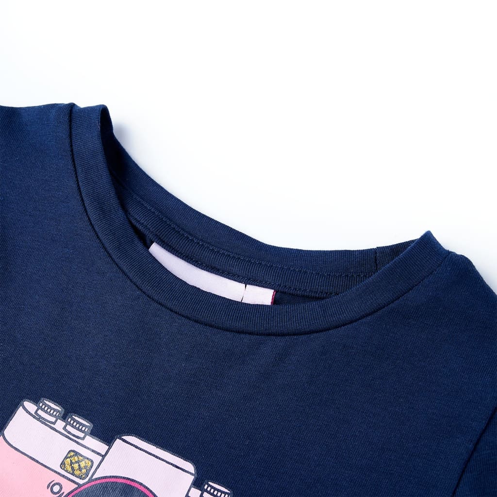 Kids T shirt navy blue size 116