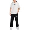 Nike T Shirts Men's White Crew Neck Moderate Straight Fit FV8407-121