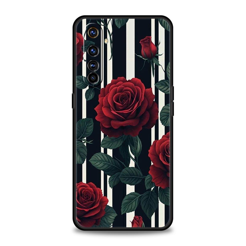 

Oil Painting Flowers Pattern Design Case For Realme C67 C63 C55 C53 C35 C25 C21 GT 2 3 5 6 10 11 12 13 Pro Soft TPU Phone Cover Realme 11