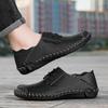 Fashion Handmade Leather Casual Shoes for Men Lace Up Comfortable Soft Men Loafers Moccasins Driving Shoe Big Size 47 48