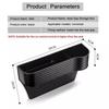 Universal Car Seat Gap Storage Organizer Box with Two Cup Holders and Phone Pocket for Neat Car Interior