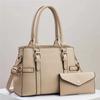 Fashionable Ladies Handbag Soft PU Leather Zipper Closure Shoulder Bag Womens Commuting Shopping Crossbody Bag Bolsas De Mujer