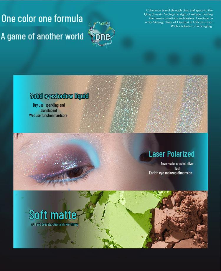 Girlcult Gouqi Matte Chameleon Eyeshadow Palette: Four Great Inventions Edition