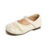 Girls' Hanfu Shoes Winter Children's Leather Shoes2026New autumn and winter baby traditional-style shoes, single shoes with ancient-style embroidery