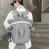 Sac d'école personnalisé sac à dos requin, dessin animé tendance pour hommes et femmes, sac à dos mignon grande capacité pour étudiants, sac à dos de randonnée en plein air