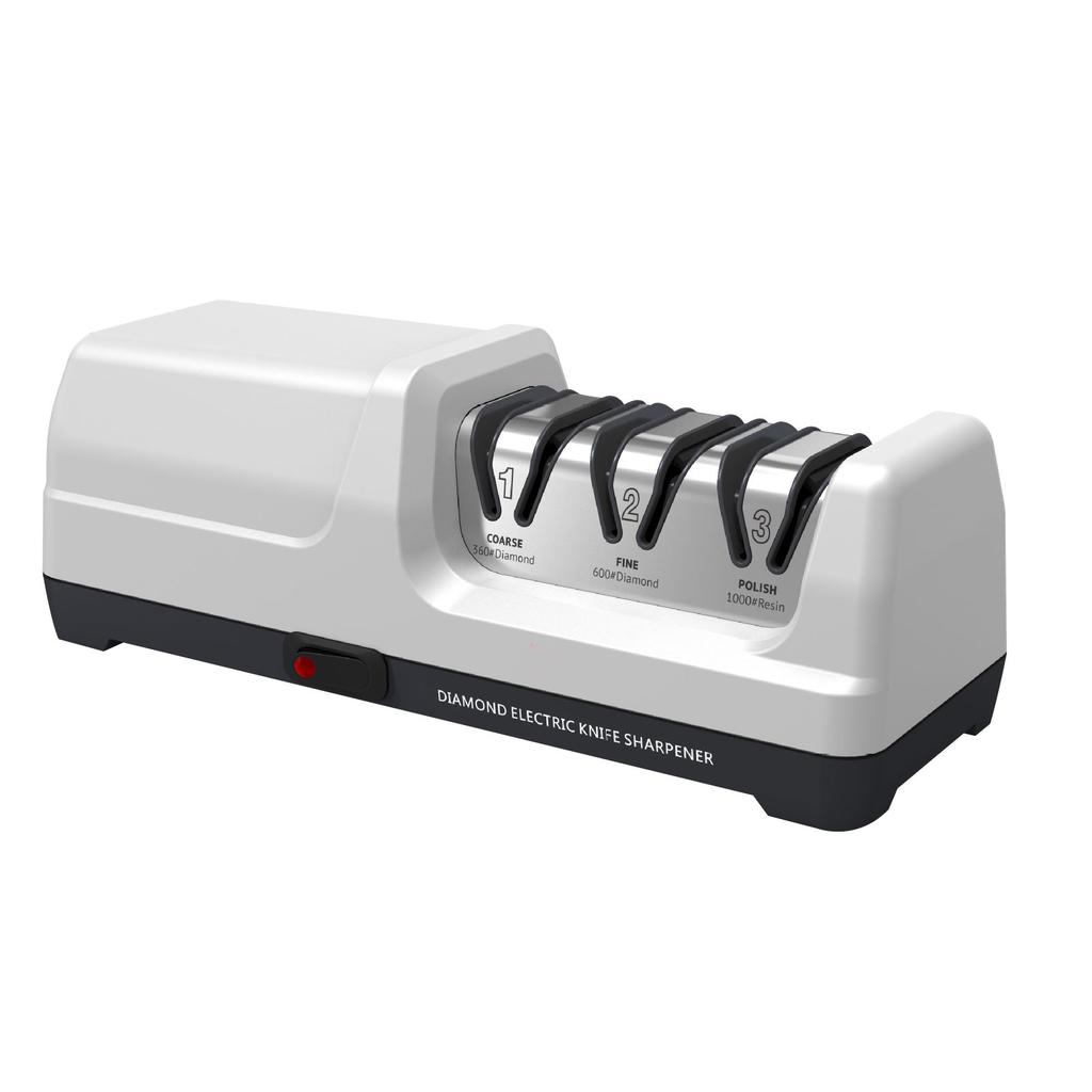 Electric Knife Sharpener Professional Sharpening Tool for Metal Ceramic Kitchen Knife 2 Stage