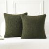 Lamb Circle Teddy Velvet Cushion Premium Model Room Villa Sofa Light Luxury Cushion Lumbar Pillow Pillow Cover