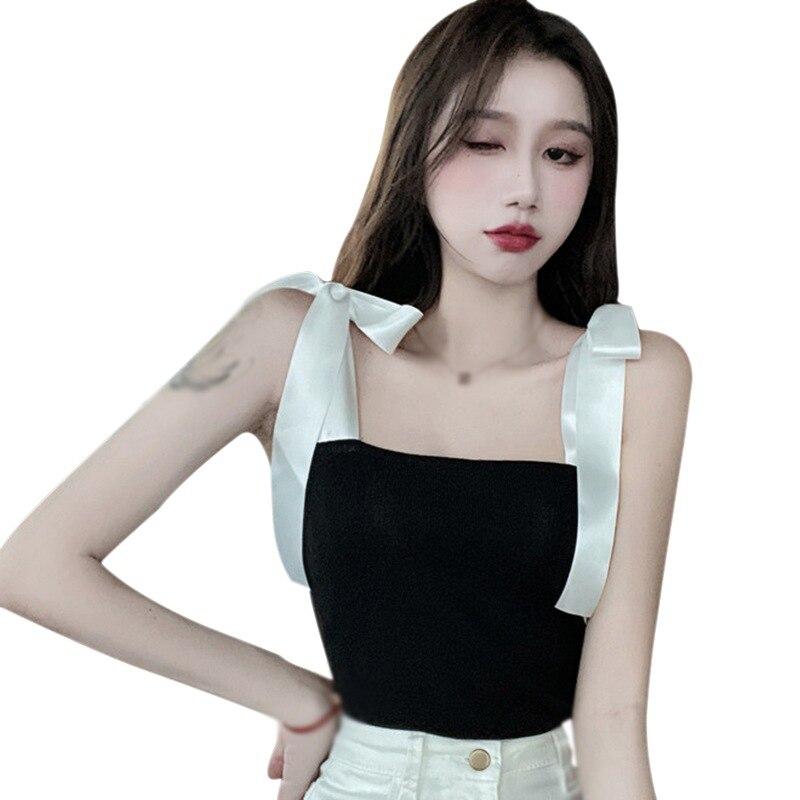 Short Sling Vest Women Summer Tank Tops 
