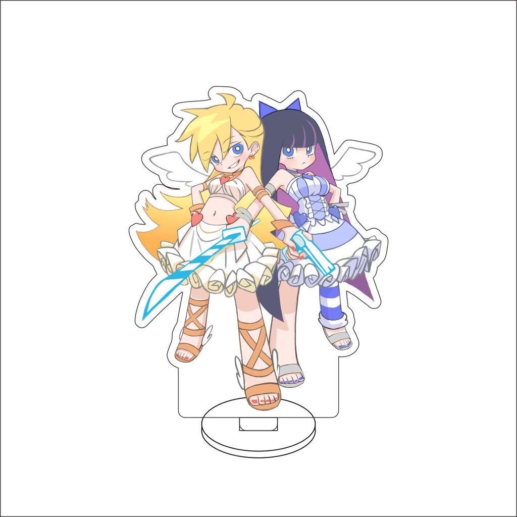 10CM Anime Panty Strumpf mit Strumpfhalterschleife Figur Ständer Modell Strumpf Anarchie/Knapp/ Niedlich Schreibtisch Dekoration Stehendes Schild Geschenke