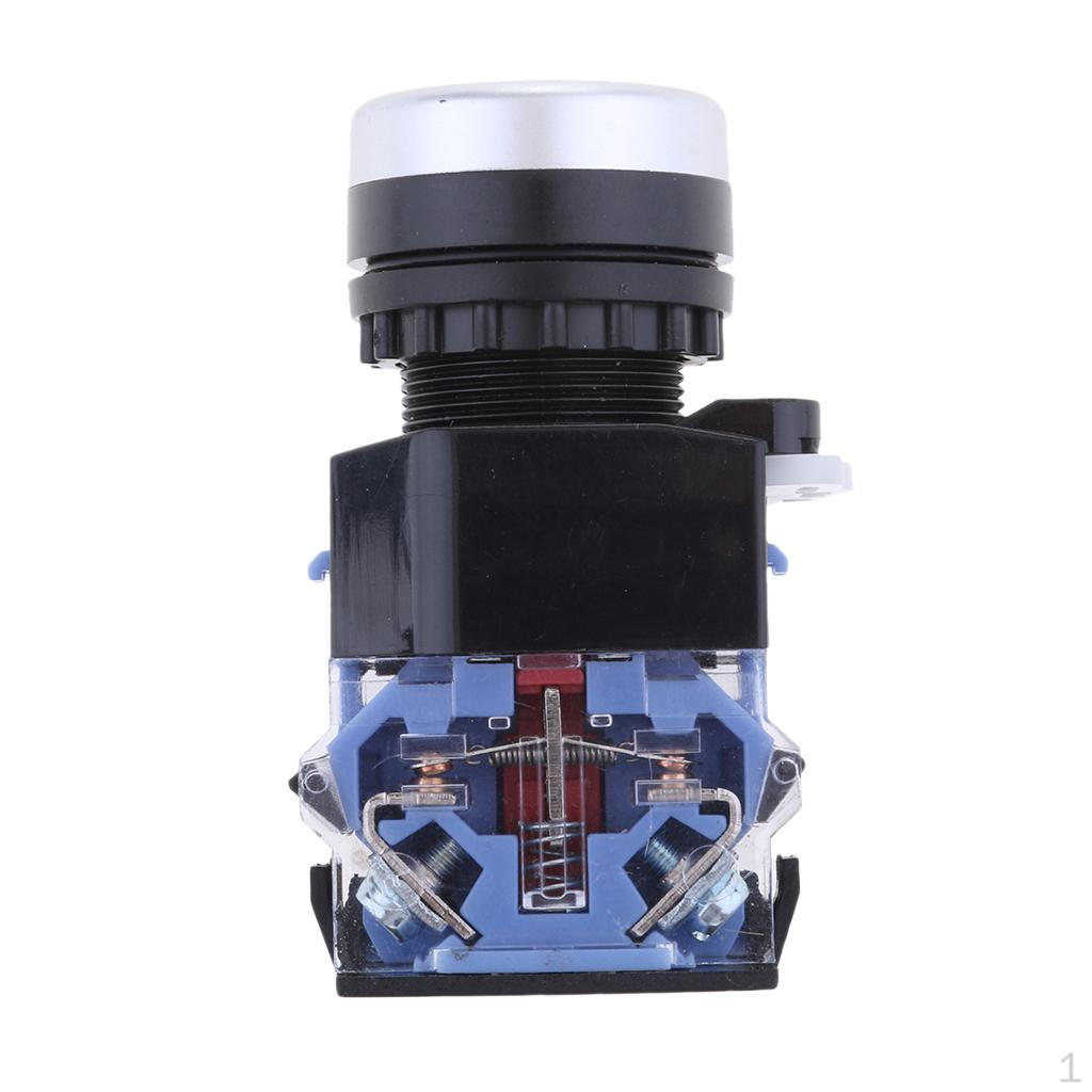 -11 Ui 660V 10A 22mm Button Momentary Push Switch 1NO 1NC