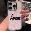 Pink Amore-love Phone Case for Samsung Galaxy A73 A16 A06 A35 A55 A25 A05S A15 A56 A54 A36 A34 A24 A26 A04 4G 5G Soft Cover