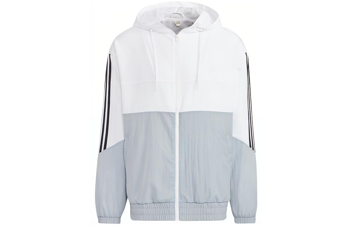 Adidas Jackets Men s White Hooded Moderate Other HN2423 L