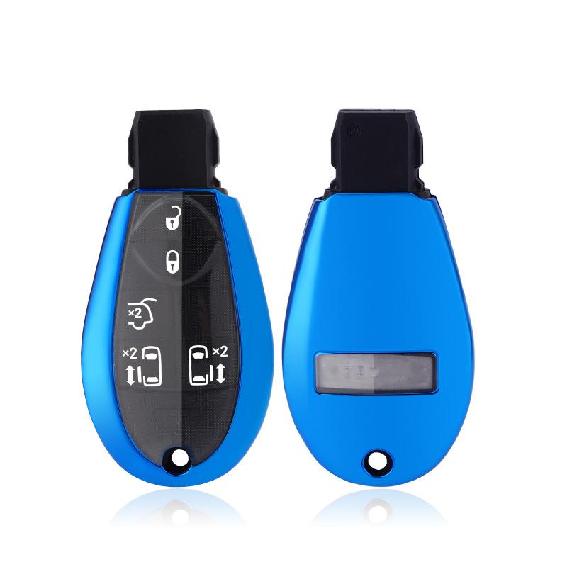 Tpu Car Remote Key Cover Key Case For Jeep For Chrysler Fobik For Dodge Ram Keyless