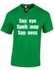 Say Eye Spell Map Funny Rude Joke Present Gift Idea Unisex T-Shirt