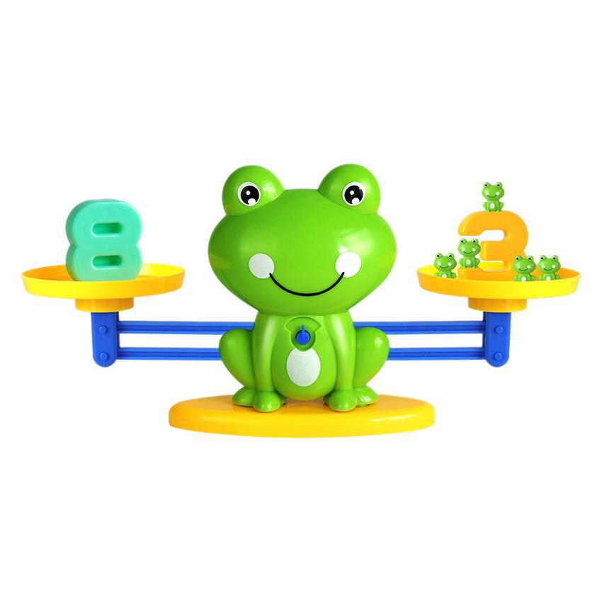 Frog Balance Scale: Early Education Toy for Developing Children's Number Skills and Logical Thinking.