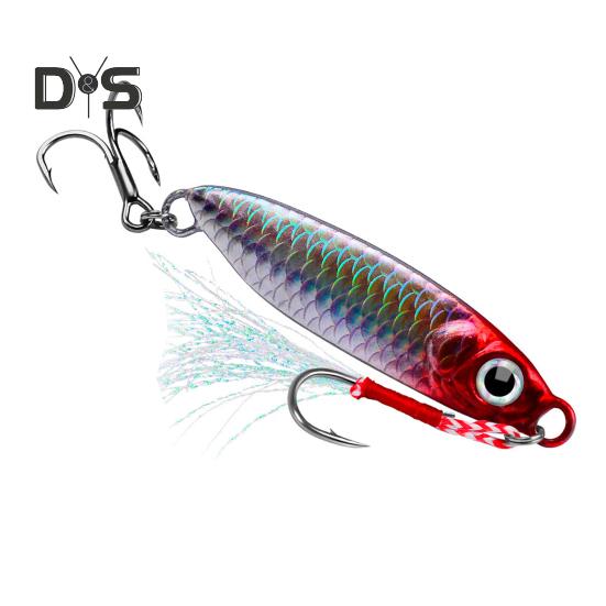 .4CM/7G 5.5CM/15G 6.1CM/20G 7.1CM/30G Jigging Fishing Lure with Hook Realistic Trolling Fishing Bait Freshwater Saltwater Fishing Accessories