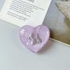 Rhinestone Puppy Solid Color Love Glitter Mobile Phone Airbag Holder Wind Magnetic Paste Ring