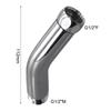 135° Shower Elbow Versatile Shower Top Spray Adapter Stainless Steel Shower Connector G1/2 Connections For Most Shower Heads