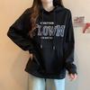 Thick-fabric Winter Women's Pullover with Added Warmth, New Trendy Hooded Loose-fitting Casual Coat