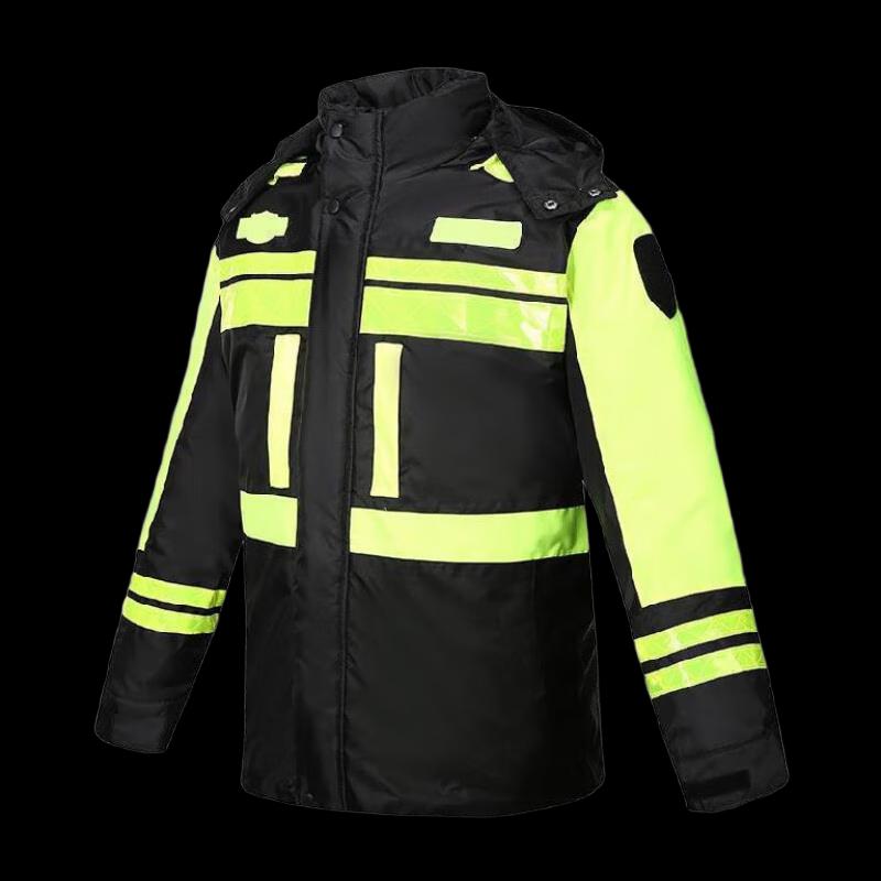 OIMG Winter Outdoor Traffic Duty Reflective Raincoat with Detachable Liner