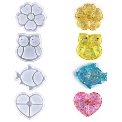 Storage Box Resin Silicone Mold Jewelry Storage Epoxy Mold Jewelry Storage Trinkets Gift Box Casting Molds for DIY Craft