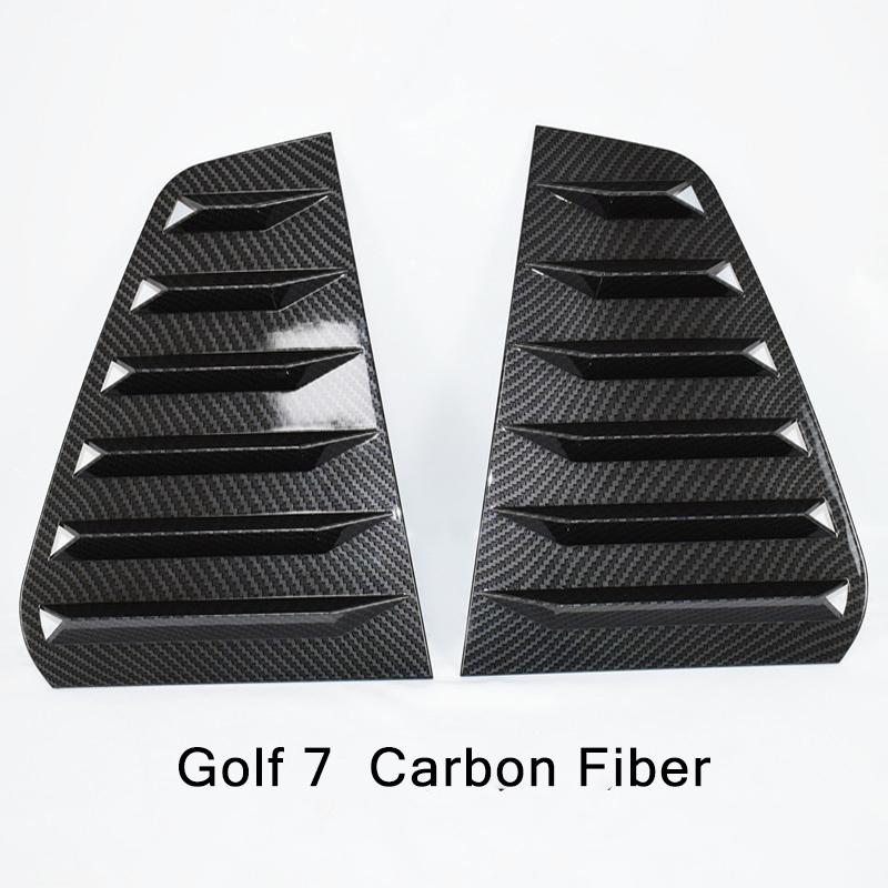 1Pair Window Trim Spoiler For Volkswagen VW Golf 6 MK6 Golf 7 MK7 MK7.5 GTI R 2003-2020 Rear Door Window Shutter Cover Sticker