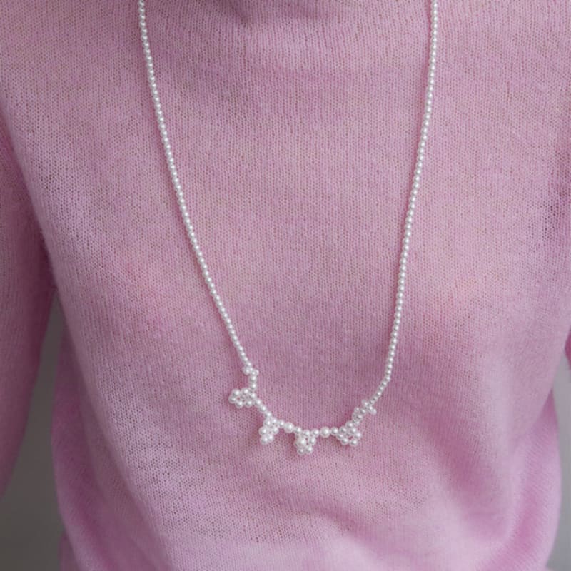 

Primaute Flower Beads Long Necklace ONE(PRN302)