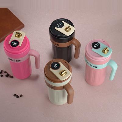Intelligent Vakuumflaska Isolering Kaffekopp Camping Bärbar Förpackning Bil Kontor Gåva Hem Kök Vattenflaska Tumlare Verktyg