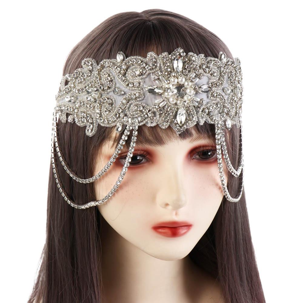 Hair Accessories Korean Style Headband Tassels Sequin Hair Band Masquerade Party Hair Accessories