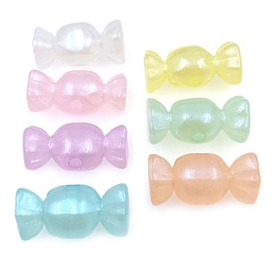 Sweets Pendants Acrylic Candy Loose Beads Handmade DIY Accessories 5Pcs Material Charms Fashion for Bracelet Jewelry Making Cute Creative