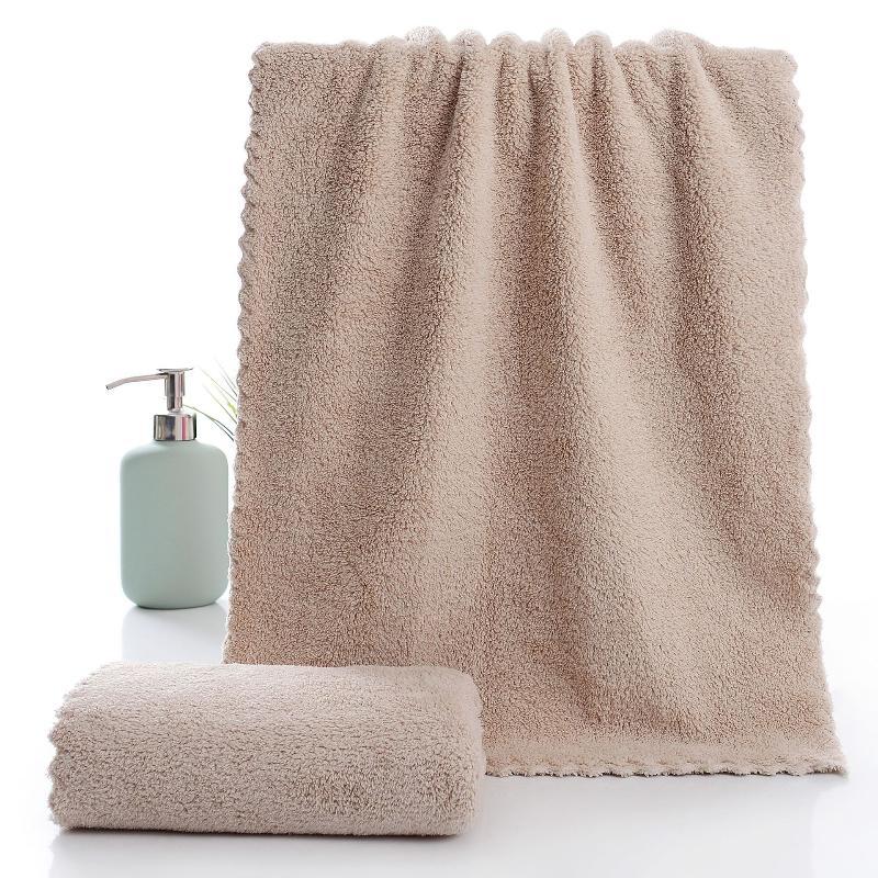 Coral Fleece Bath Towel Super Absorbent Soft Fluffy Lint Free For Bathroom Gym Travel Home Use