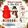 Christmas Craft Kit DIY Painting Craft Kit Gypsum Casting Plaster Casting Mold  Children Coloring