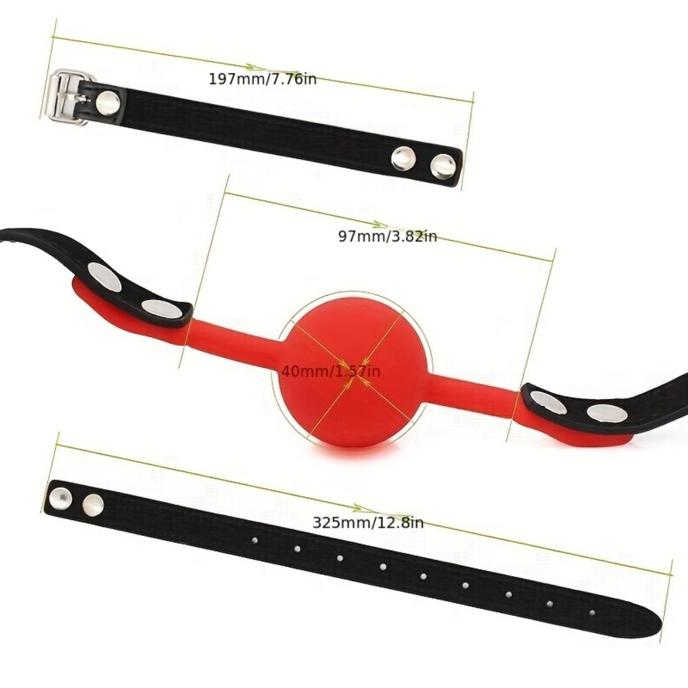 Giocattolo sessuale con palla imbavagliata in silicone morbido, BDSM bondage, palla da bocca per coppia, accessori per sesso per adulti