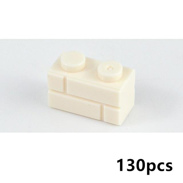 DIY Building Blocks Wall Figures Thicks Bricks 1+2 1x2 1x3 1x4  L Dots Educational Creative Toys 98283 15533 6020 For Children