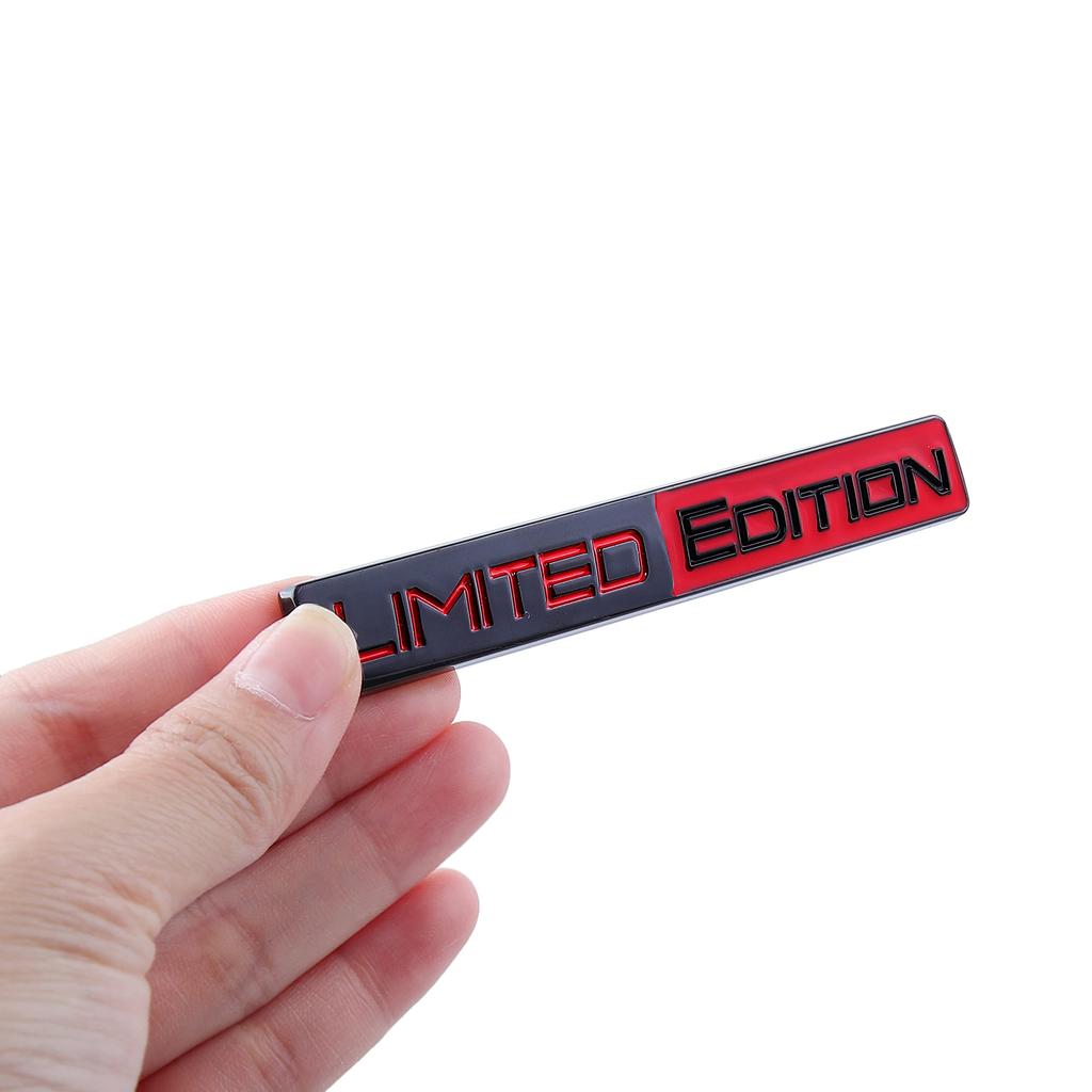 2 Pieces Limited Edition Emblem 3D Metal Car Sticker Emblem